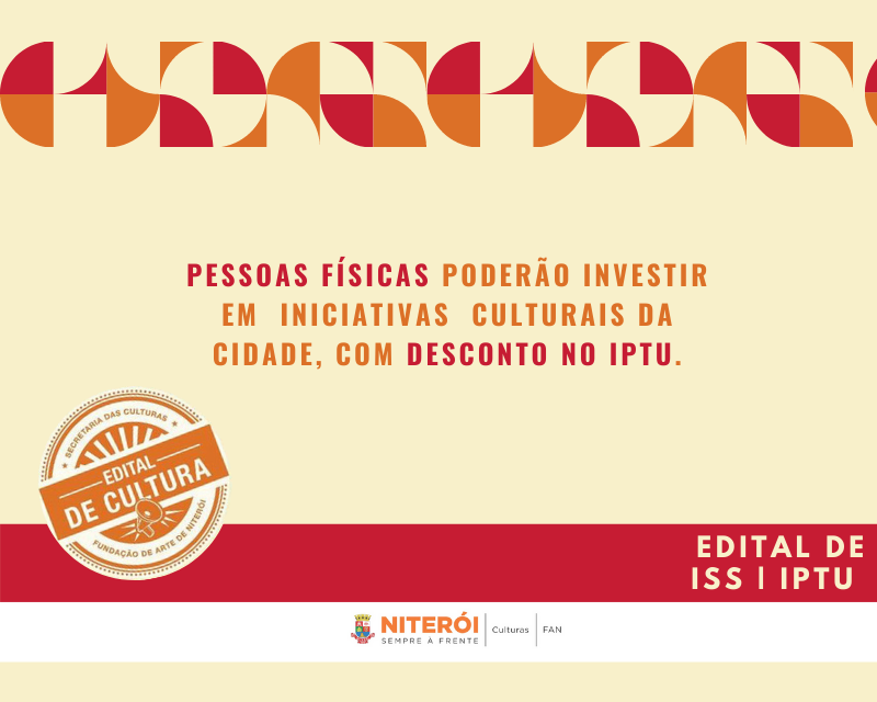 Edital de ISS | IPTU:  inscrições vão até 28 de setembro