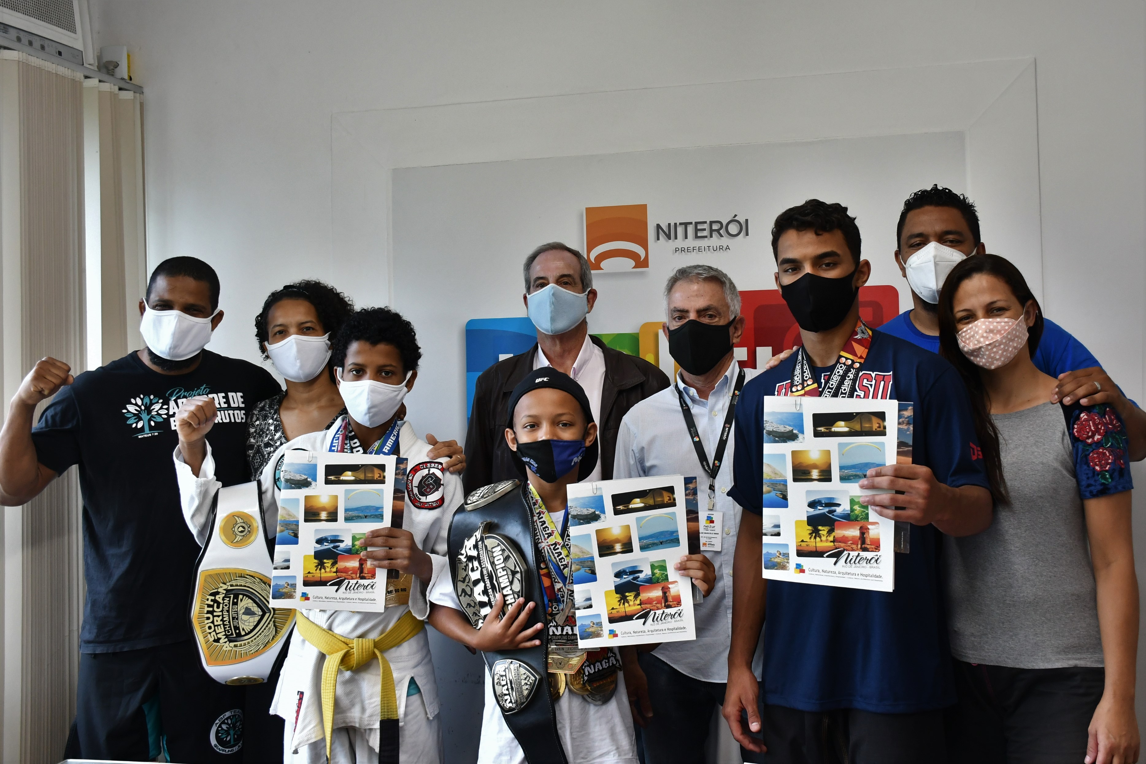 Atletas de Jiu Jitsu, disputam títulos em Abu Dhabi, como “embaixadores” do Turismo de Niterói