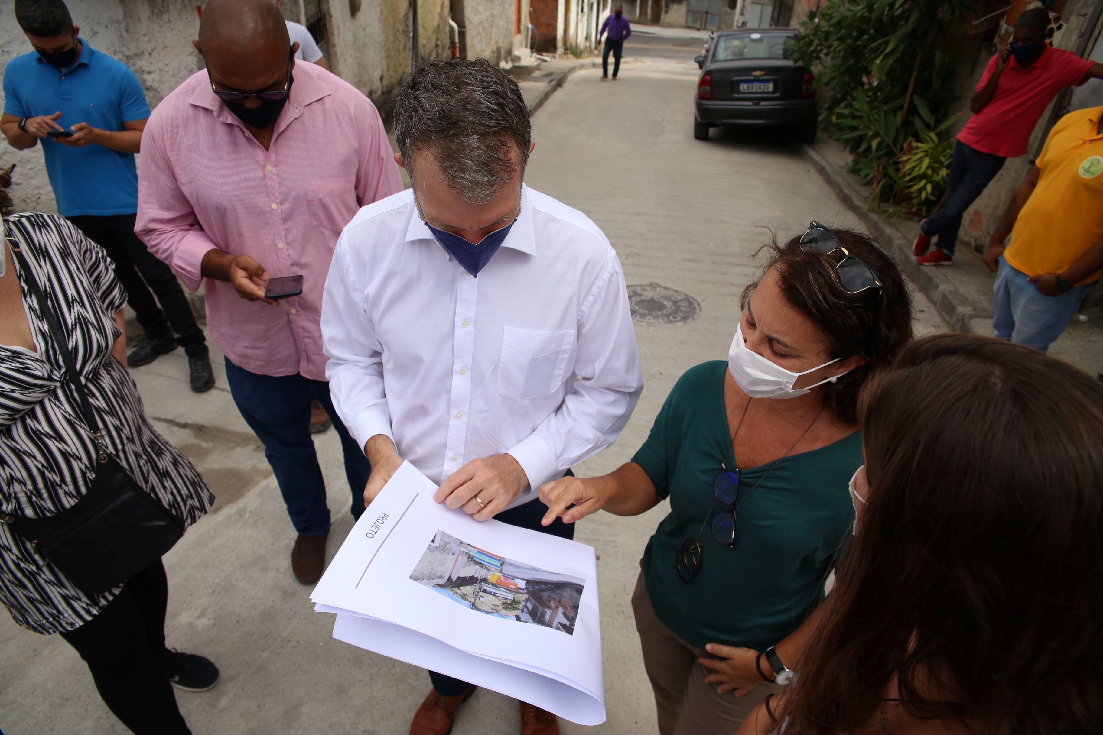 Representante do BID visita obras nas comunidades São José e Igrejinha