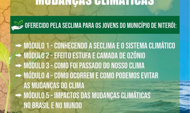 Curso sobre mudanças climáticas está com inscrições abertas