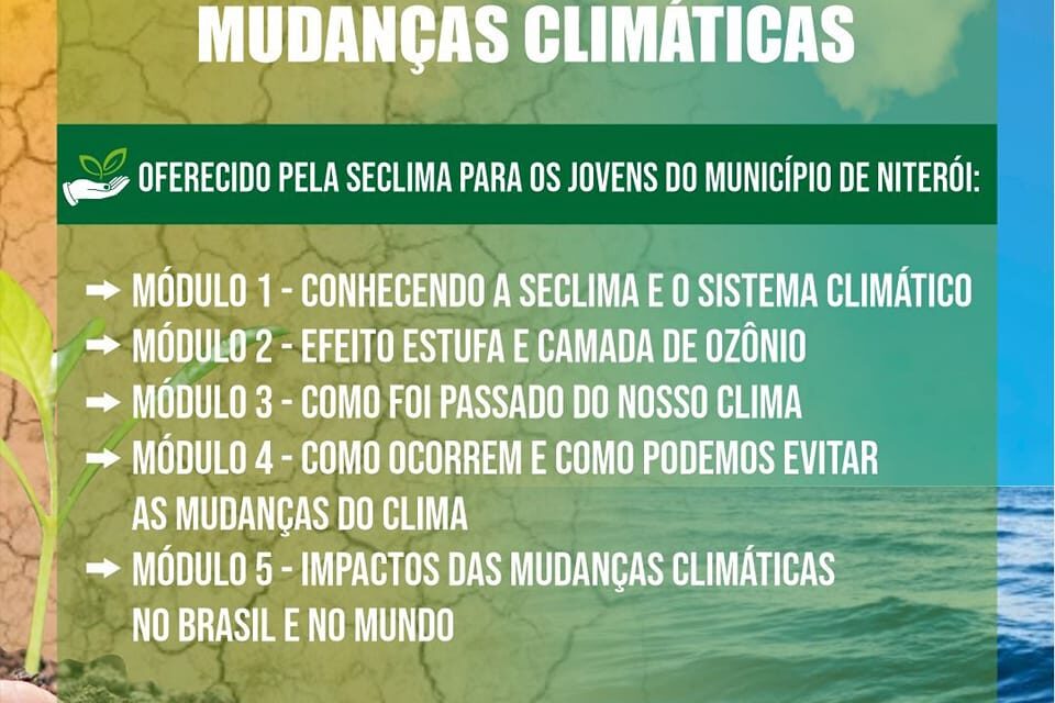 Curso sobre mudanças climáticas está com inscrições abertas