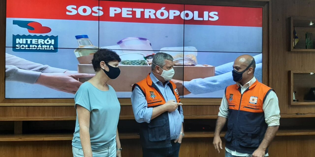 Axel Greal comanda campanha  de donativos para vítimas da tragédia em Petrópolis