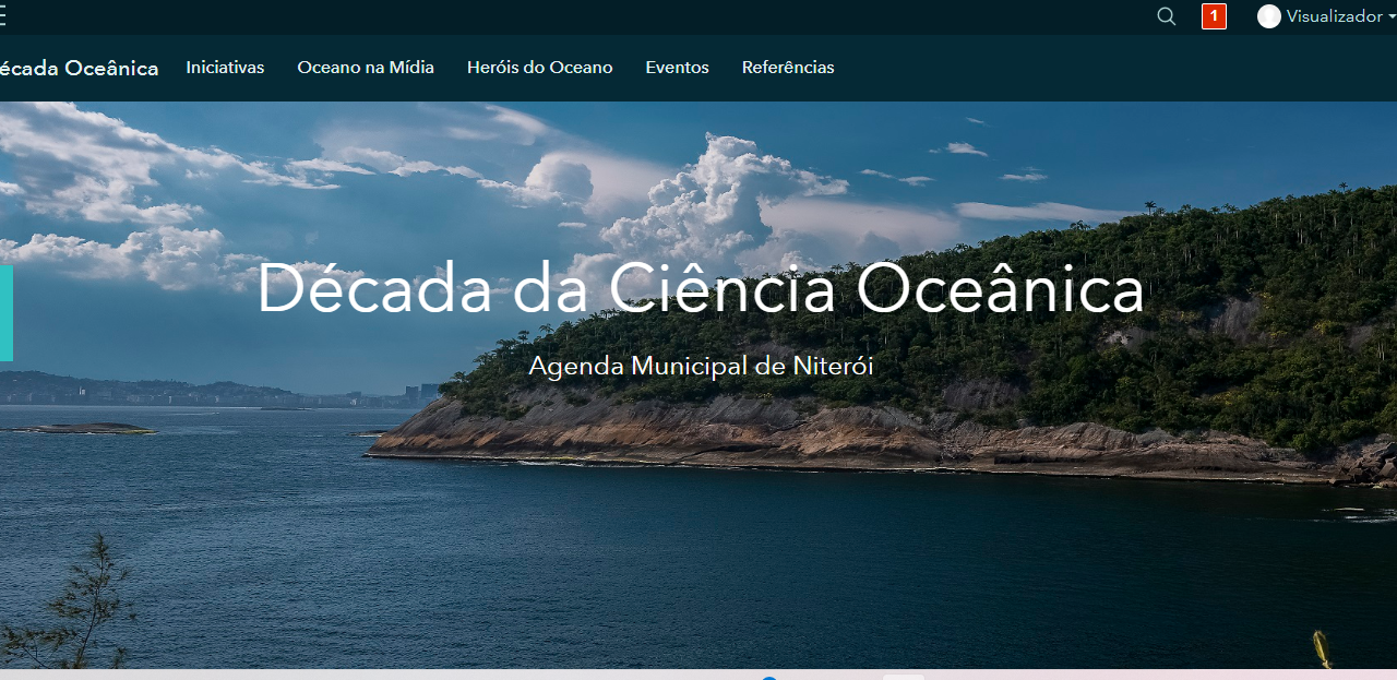 Niterói é o primeiro município do Brasil a lançar site sobre a Década do Oceano