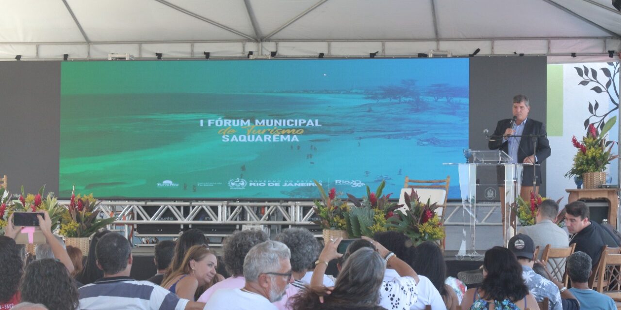 Secretaria de Estado de Turismo participa do I Fórum Municipal de Turismo de Saquarema