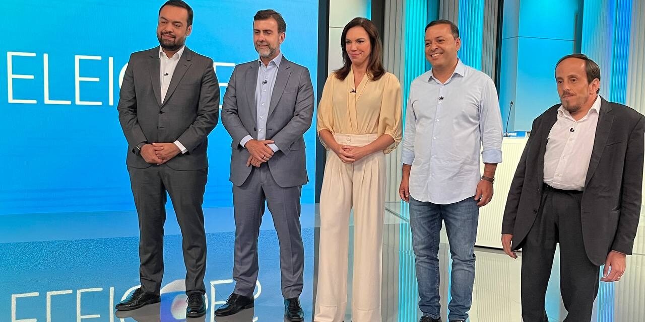 Rodrigo Neves se destaca em debate na TV Globo