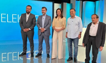 Rodrigo Neves se destaca em debate na TV Globo