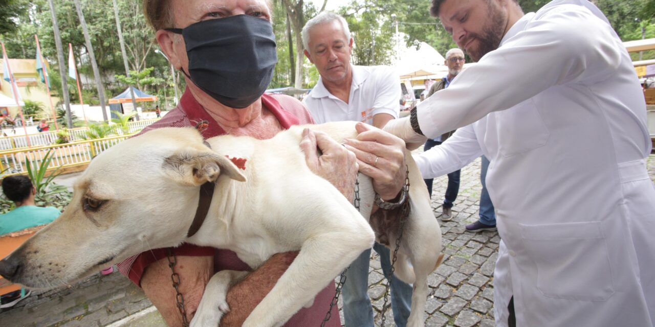 Campanha de vacinação antirrábica será realizada em Pendotiba neste sábado