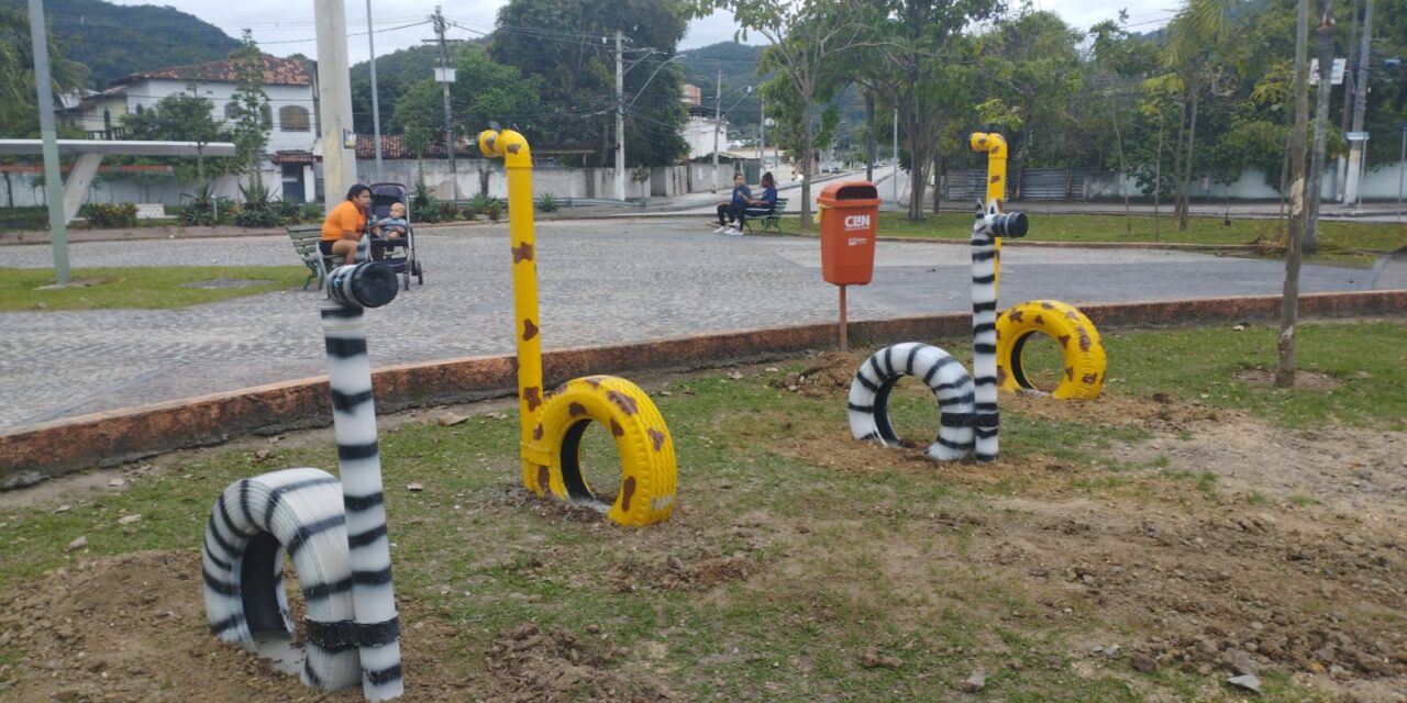 Rotatória do Cafubá ganha área sustentável