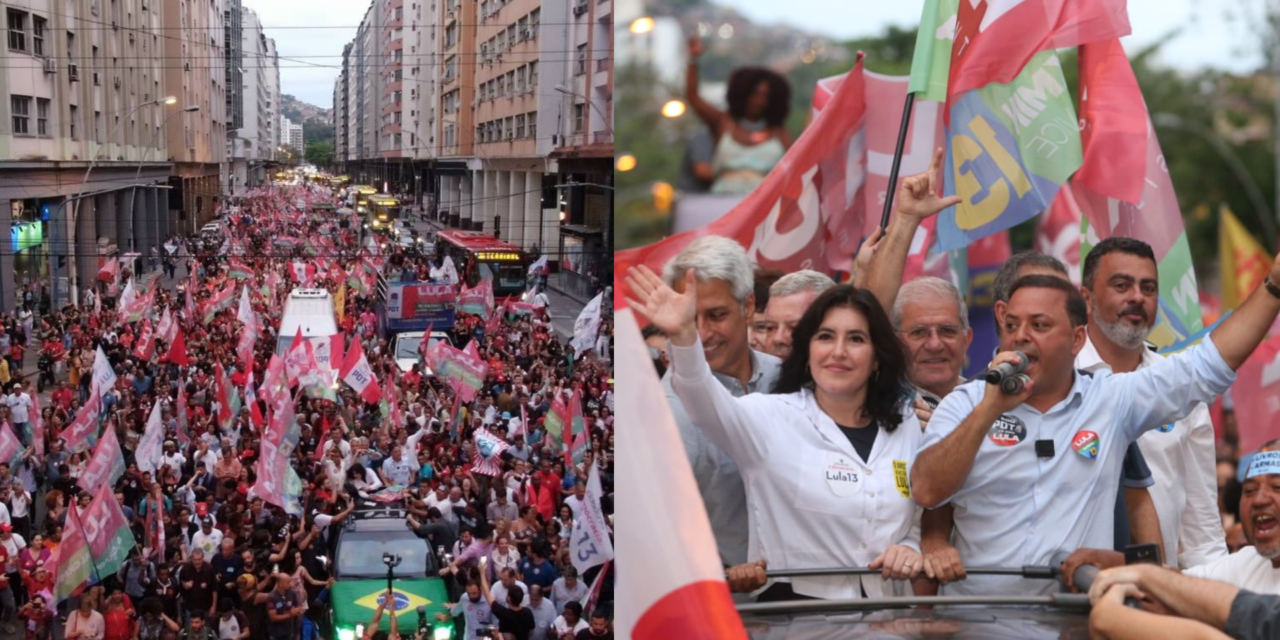 Simone Tebet e Rodrigo Neves com milhares de pessoas na Av. Amaral Peixoto e em Icaraí