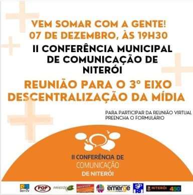 Conferência Municipal de Comunicação marca encontro online  para o dia 7/12