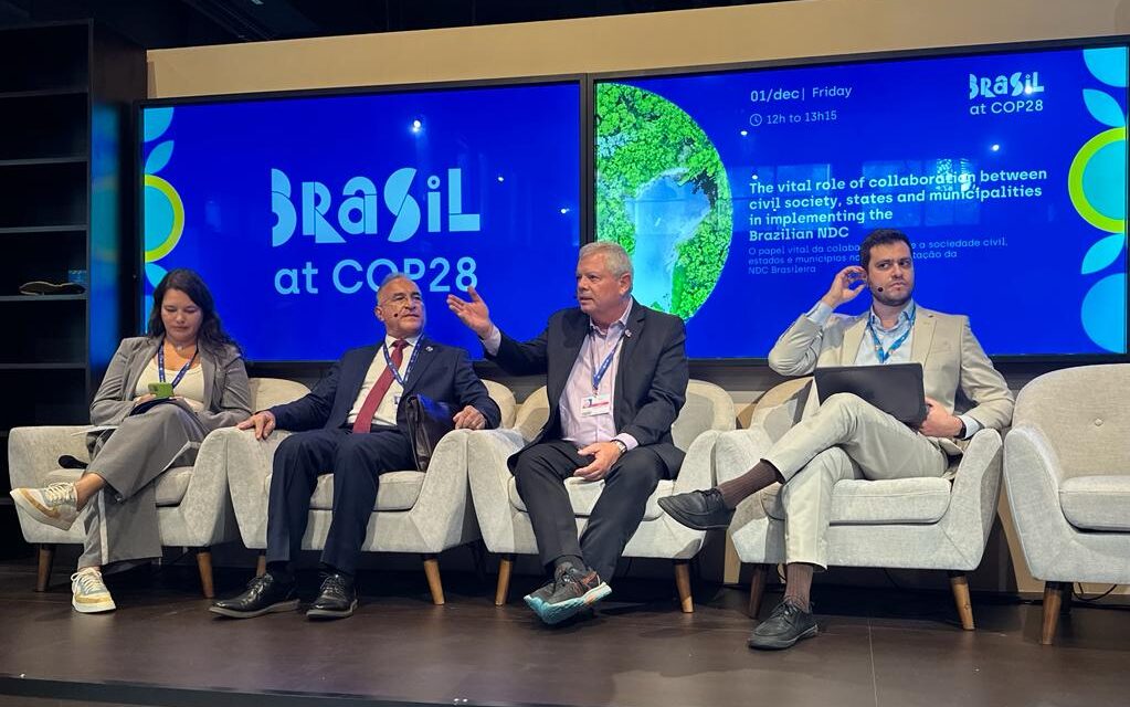 Axel Grael defende participação dos municípios nas ações pelo clima, em Dubai,  durante Conferência da ONU