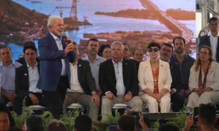 Niterói inicia maior obra de dragagem do Brasil com a presença de Lula