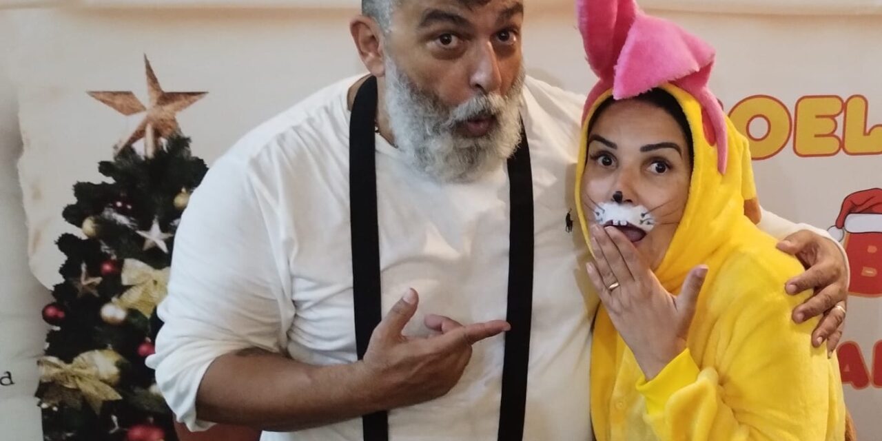 Guga Gallo dá show de humor com suas histórias de Papai Noel