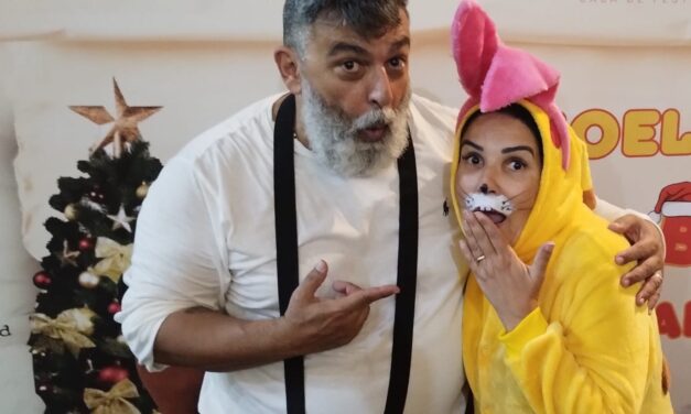 Guga Gallo dá show de humor com suas histórias de Papai Noel