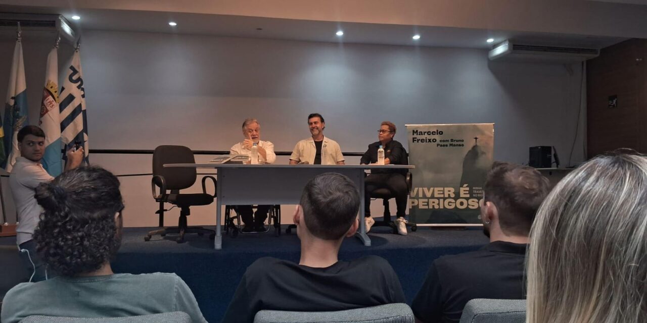 Marcelo Freixo fala sobre sua trajetória e lança livro sobre “Viver é Perigoso…”